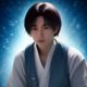 开元棋牌官网CTO李明远的专业形象照，技术气质，眼镜加身，背景为代码屏幕蓝色光晕